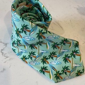 Angela Moore Surf's Up Men's Tie